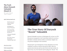 Tablet Screenshot of daryushvalizadeh.com